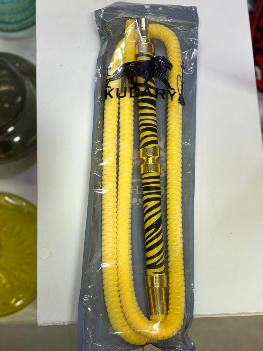 Nargile Hortumu - Sarı Zebra Marpuçlu - görsel 2