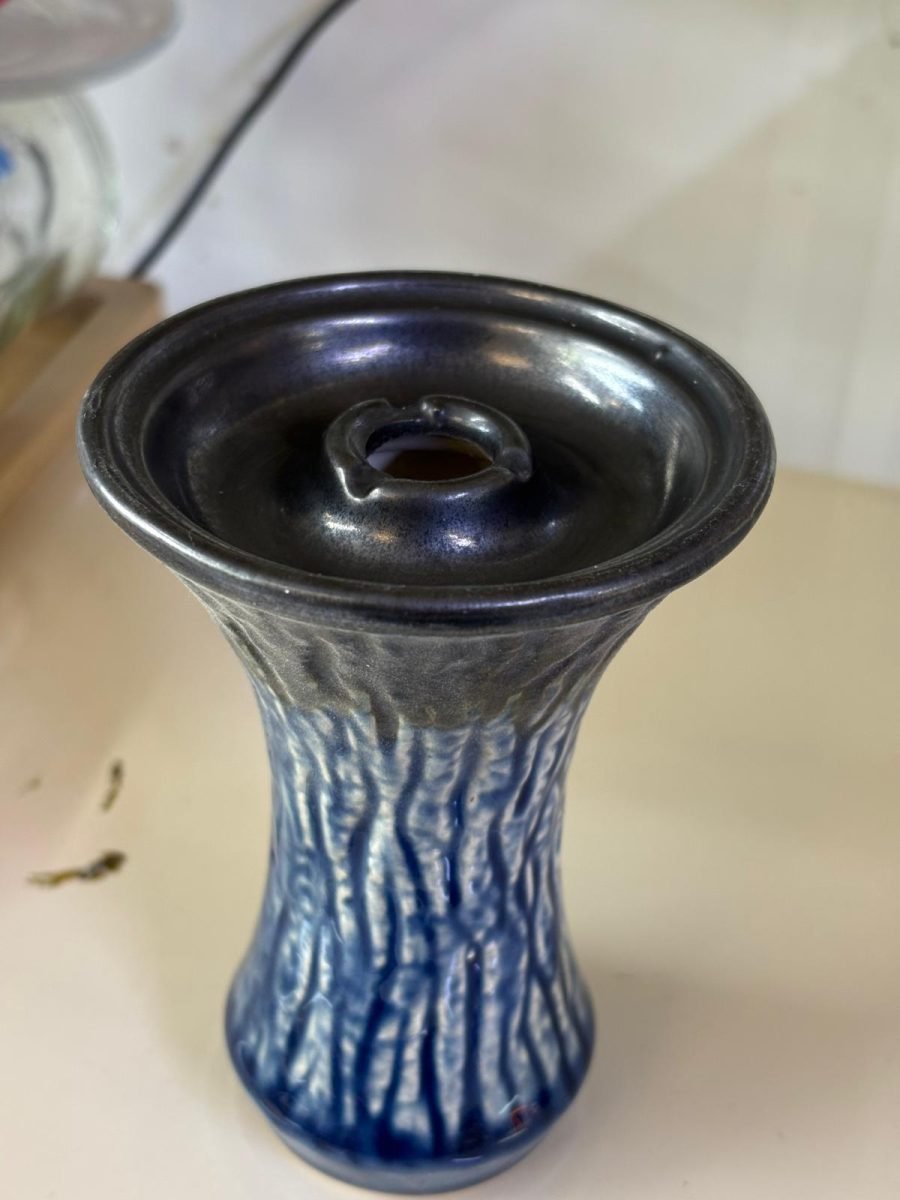 Başlık(Lüle) - Porselen Nargile Lülesi - Antrasit Phunnel - Hookah Nargile Market