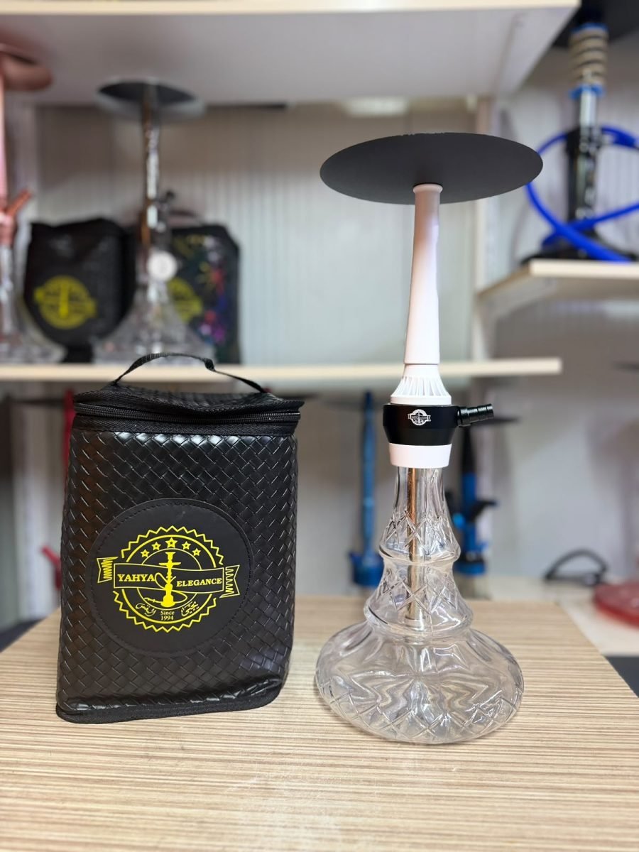 Yahya Elegance Beyaz çantalı Nargile Takımı - 3. görünüm